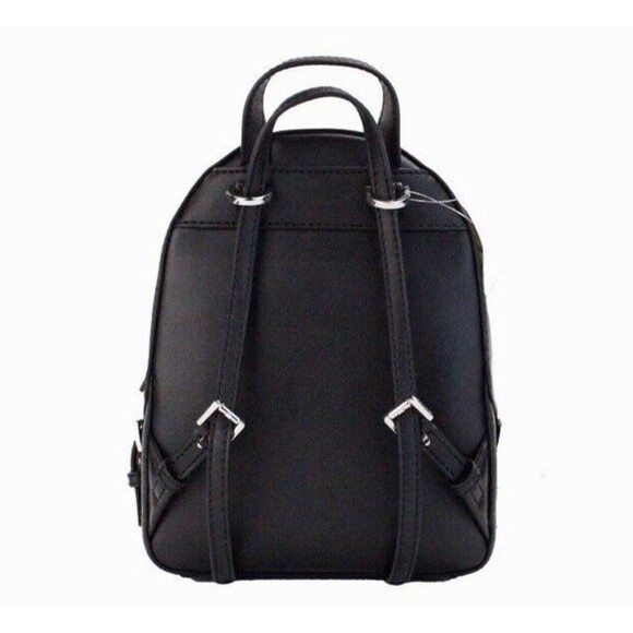 New Michael Kors Jaycee Extra-Small Pebbled Leather Convertible Backpack Black